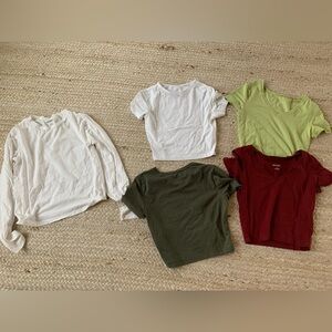Wild Fable Tee Tshirt Top Lot 5 Crewneck Vneck XS